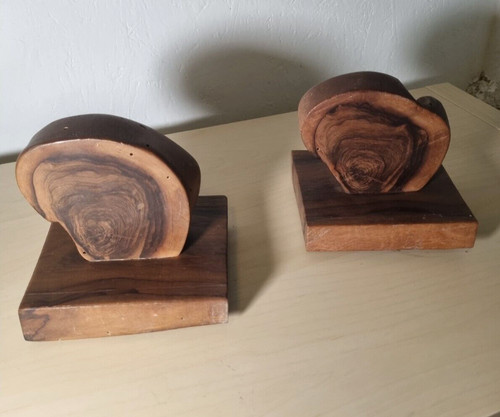Ancien cale livre bois - ancien, art