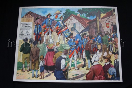 B893 affiche école soldats - b893,