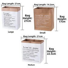 Sac cadeau papier enduit