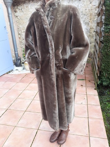 Manteau fourrure véritable - fourrure,