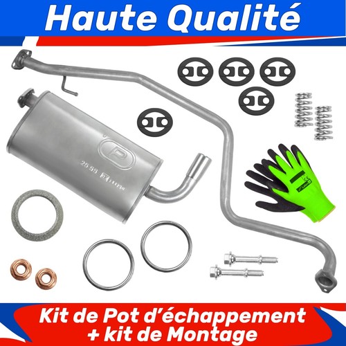 Kit pot échappement pour - pot, d'échappement