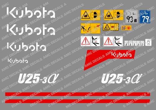 Kubota u25 mini digger - u25-3,