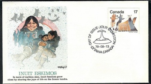 Canada 1979 fdc inuit - 17¢,