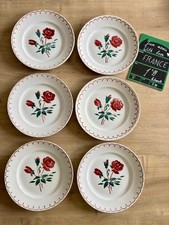 6 assiettes plates fb 27