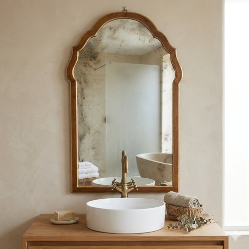 Miroir ancien noyer - noyer,