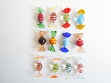 12 bonbons MURANO verre soufflé