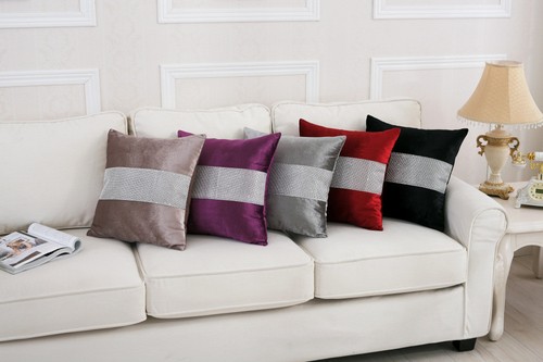 Strass coussin oreiller jeté - strass,