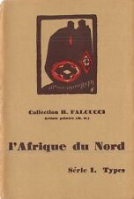 ALGERIE ANCIEN CARNET DE 6 CPA ILLUSTRATEUR MAURESQUE SIGNE R.FALCUCCI L'AFRIQUE