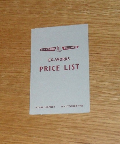Triumph range price - range,