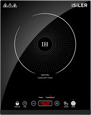 Portable Induction Cooktop,  1800W Sensor Touch Electric Induction Cooker Hot Pl