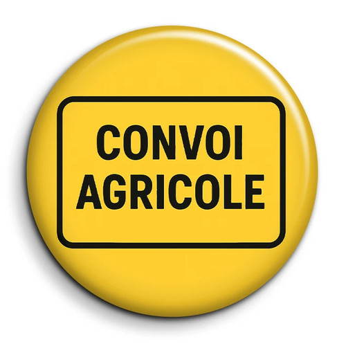 Convoi agricole badge - convoi,