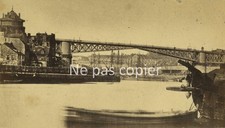 BREST vers 1870 pont tournant Finistère Bretagne CDV par ROUGEON