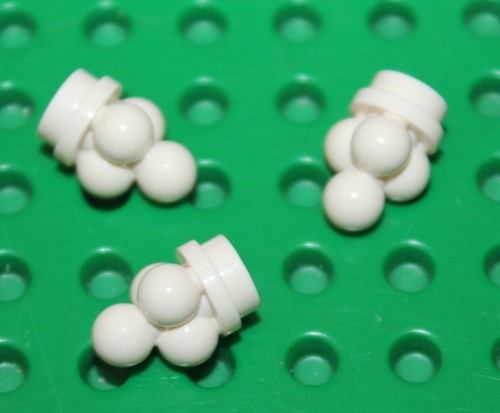Lego white ice cream - white,