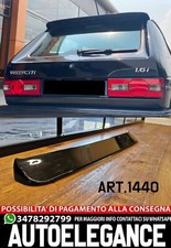 Spoiler Toit Adapté Pour VW Golf MK1 1974-1985 Look R - Ligne Gti Noir Poli