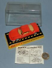 Dinky Toys France Originale 1/43 réf 1403 : Matra M530 (Orange) (Pas d'Atlas)