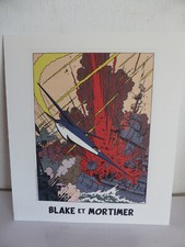 ex libris tiré a part blake et mortimer espadon 2012 jacobs studio jacobs lombar