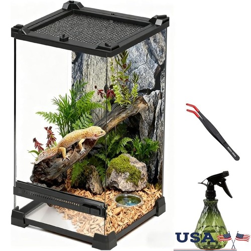Front opening terrarium - opening,