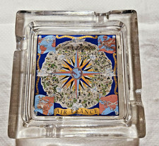 AIR FRANCE VINTAGE VIDE POCHE CENDRIER GERBER MULHOUSE 1957 DANS TOUS LES CIELS