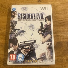 RESIDENT EVIL THE DARKSIDE CHRONICLES COMPLET NINTENDO WII PAL FRANÇAIS CIB OVP