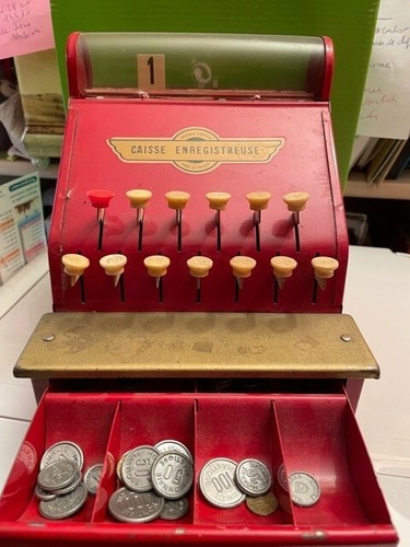 Jouet ancien caisse