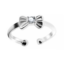 Bague d'oreille argent Noeud