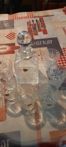 Service wisky cristal - a,
