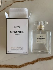 2 flacons vaporisateurs VIDES 100 ml Eau de parfum CHANEL n°5 av.boite d'origine