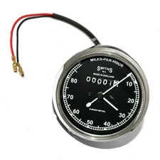 Compteur De Vitesse Réplique Smiths 80 MPH Pour BSA Norton Vintage #B46