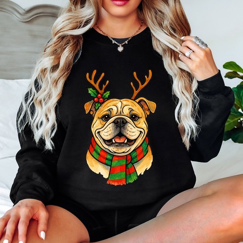 Sweat shirt femme bulldog - sweat-shirt,