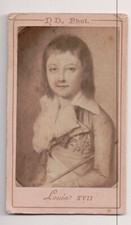 Vintage CDV King Louis XVII