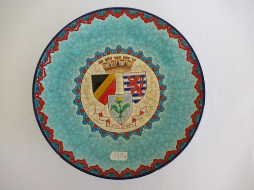 Blason longwy assiette - longwy,