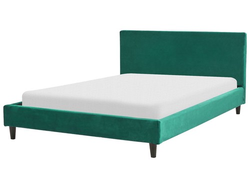 Lit double tissu vert - en,