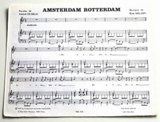 Partition vintage sheet music