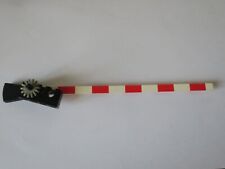 LEGO 4512pb01 -  BARRIERE PASSAGE NIVEAU  PLOMB - TRAIN BARRIER LEVEL WHITE RED