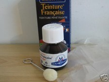 TEINTURE française MARRON FONCE pour le CUIR