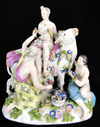 Rare groupe porcelaine - groupe, meissen