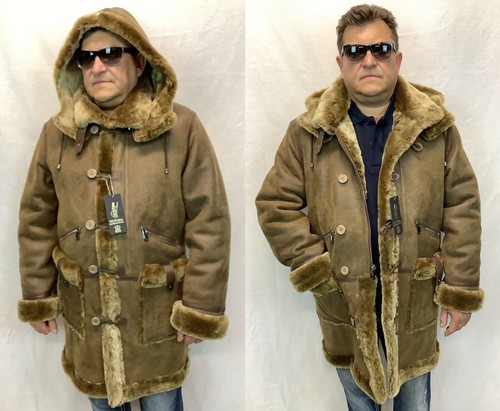 Parka trench coat cuir - parka, de