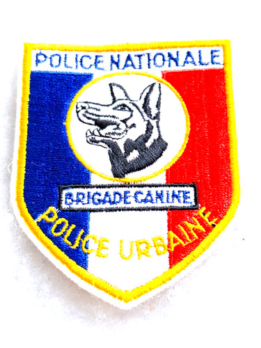 Insigne tissu police - un,