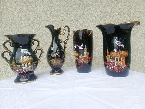 Lot vases aiguière - lot, décor
