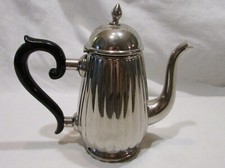 PETITE VERSEUSE CAFETIERE NAPOLEON III   METAL ARGENTE 19ème  / antique tea pot