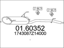 SILENCIEUX ARRIèRE PIAGGIO