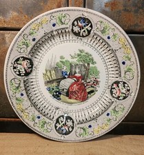 Assiette Parlante Faïence