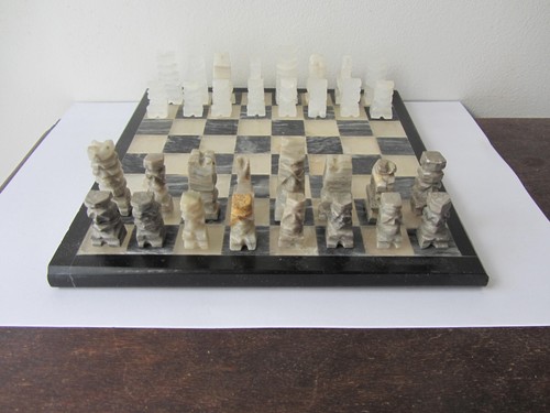 Jeu échecs aztèque - jeu, marbre