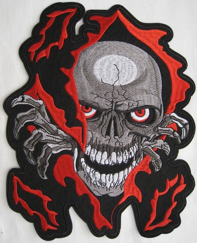 Patch dossard skull - gm,