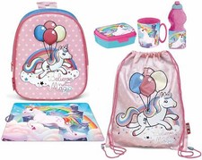 Unicorno Set Sac à Dos 3D Sac Sport Port Collation École Maternelle Enfant