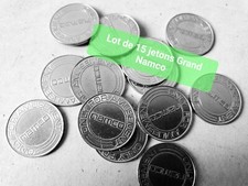 Lot de 15 jetons, tokens