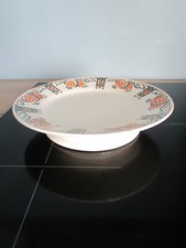 Compotier / plat à gâteaux sur piédouche ancien  St Amand Céranord France