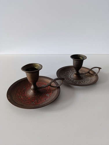 Vintage lot bougeoir - 2,