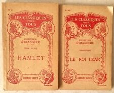 SHAKESPEARE de 2 livres tous
