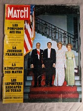 Paris Match n°1087 # 07.03.1970 # REPORTERS DU TCHAD POMPIDOU USA AMERIQUE